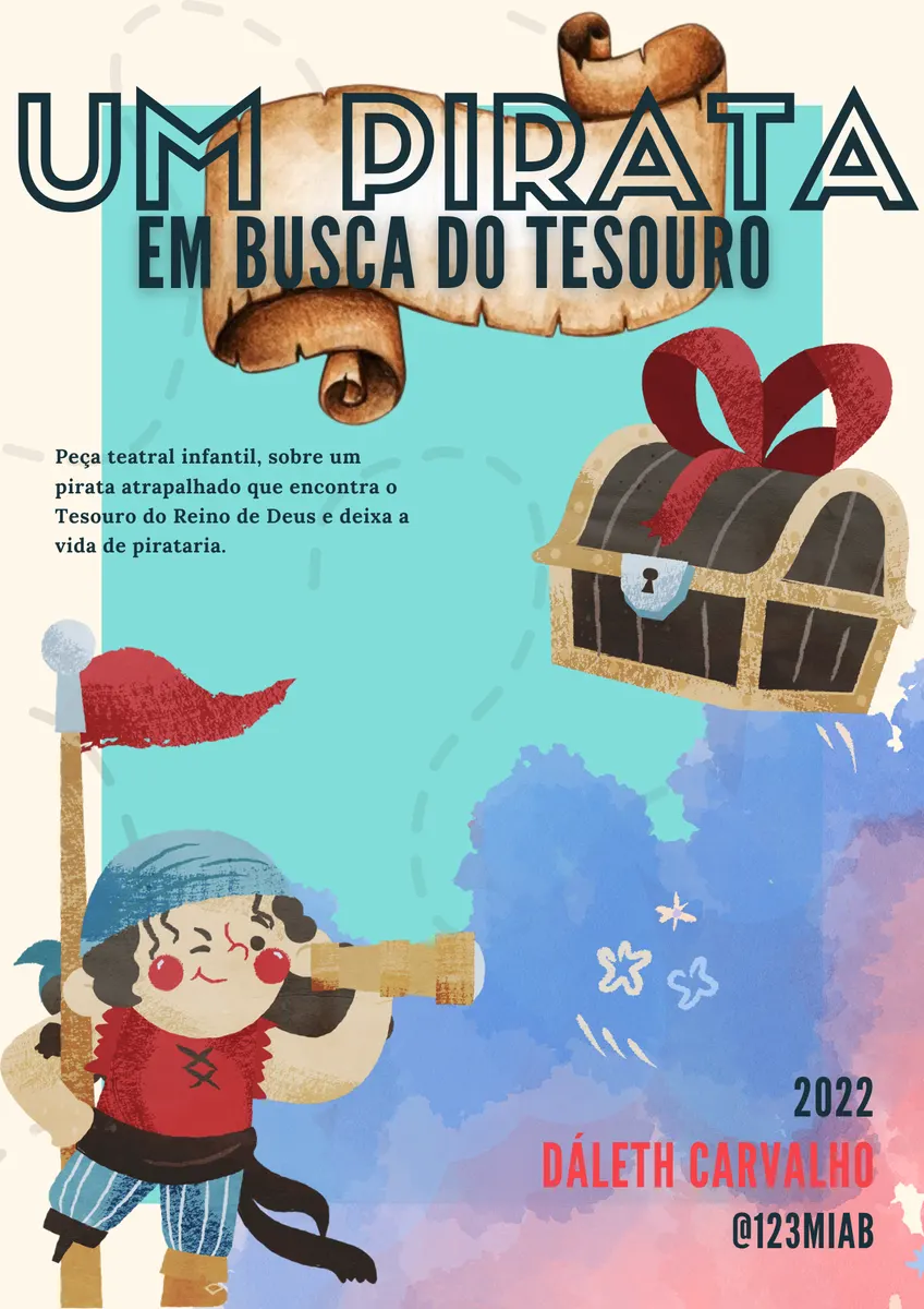 Peça teatral "Um Pirata em Busca do Tesouro"