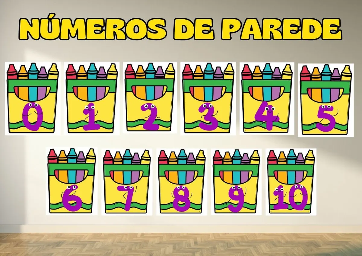 🔴 Número de parede 🔴 De 0 a 10