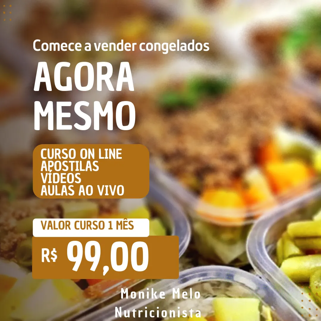 Curso on line Marmitas fit congeladas