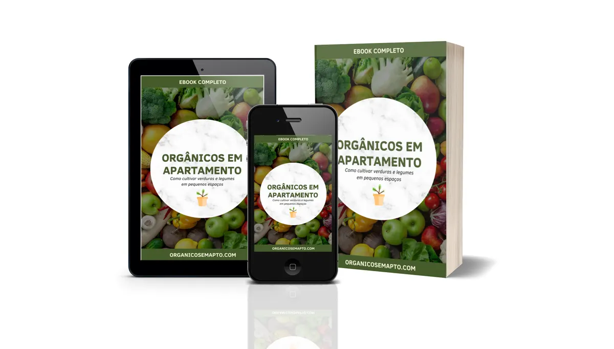 CURSO DE ORGÂNICOS EM APARTAMENTO +3 EBOOKS BÔNUS  PARA EMEGRACIMENTO SAUDÁVEL