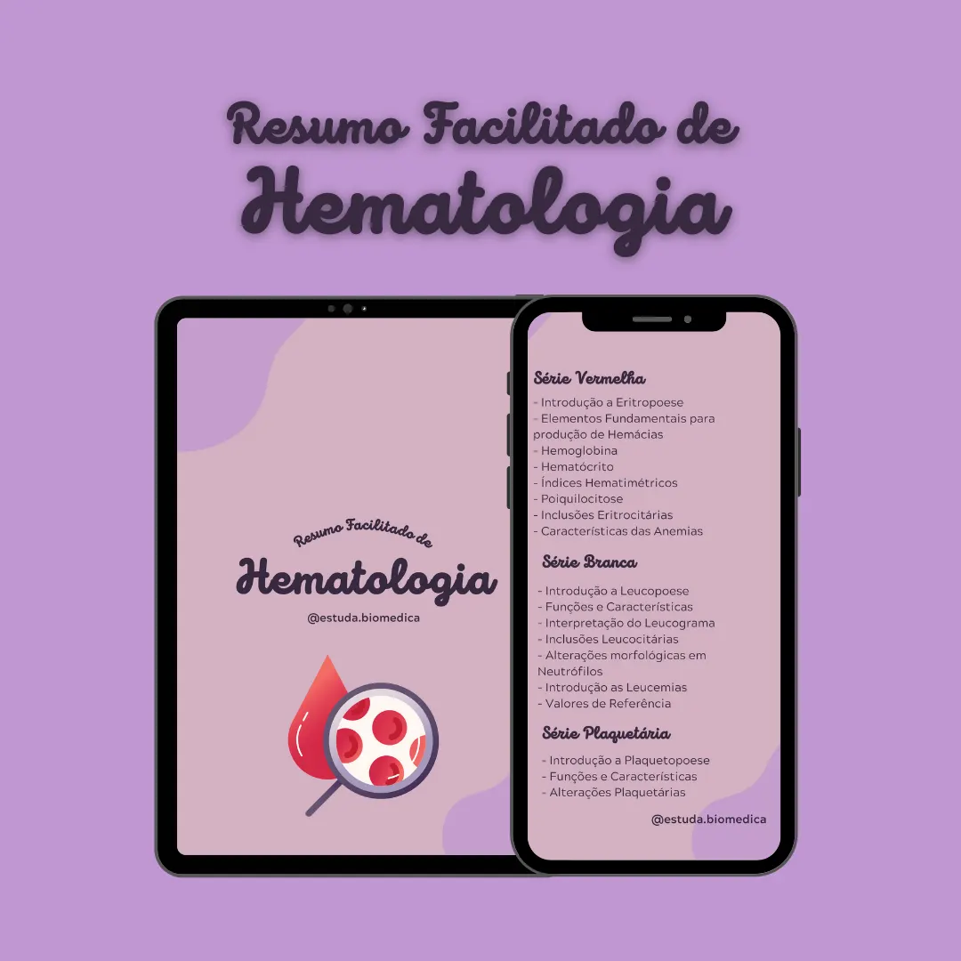 RESUMO FACILITADO DE HEMATOLOGIA