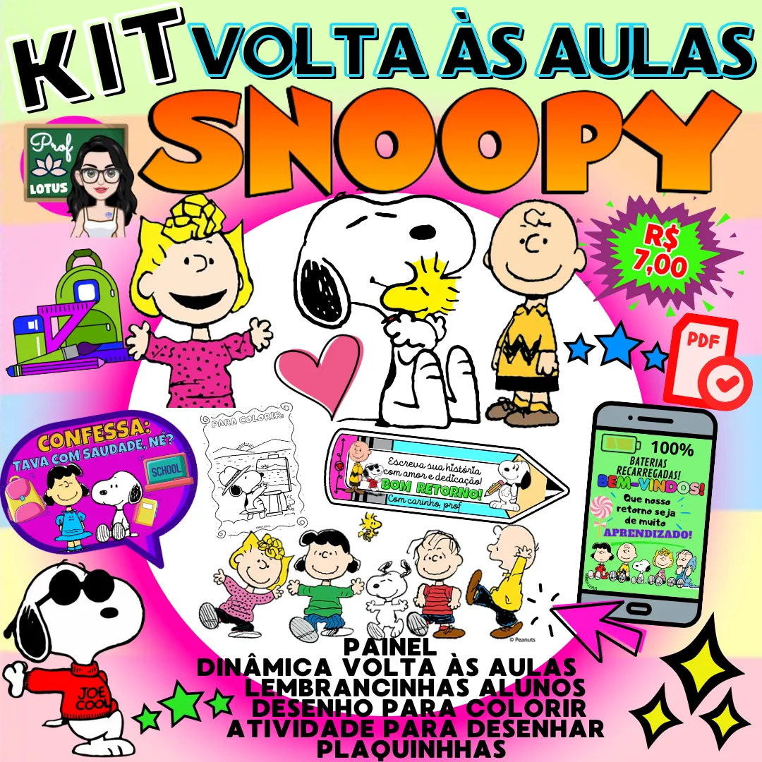 VOLTA ÀS AULAS SNOOPY