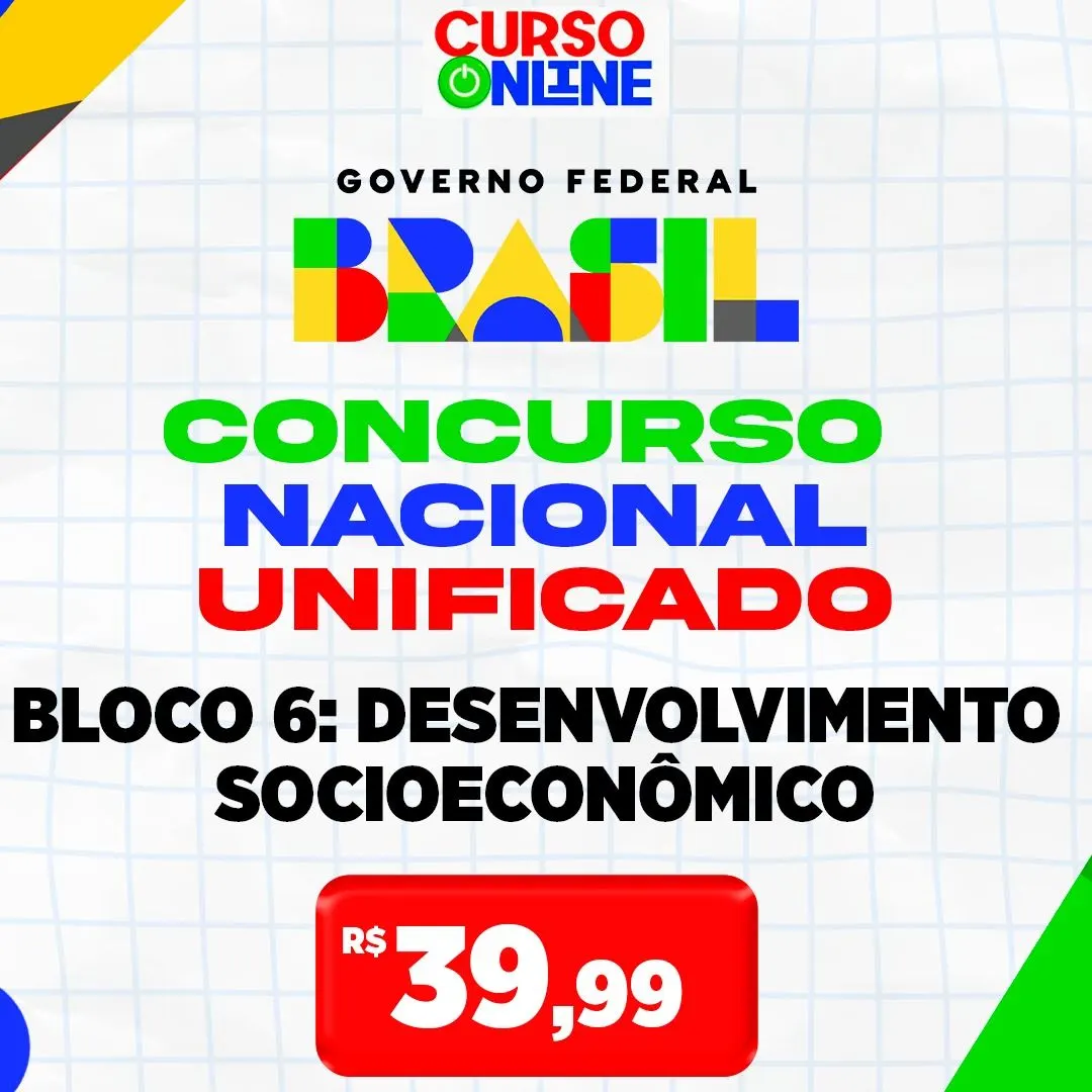 Apostila CNU 2025 Bloco 6 – Desenvolvimento Socioeconômico