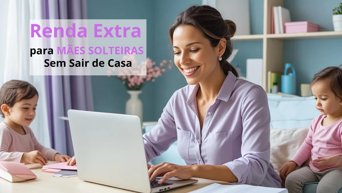 RENDA EXTRA PARA MÃES SOLTEIRAS SEM SAIR DE CASA