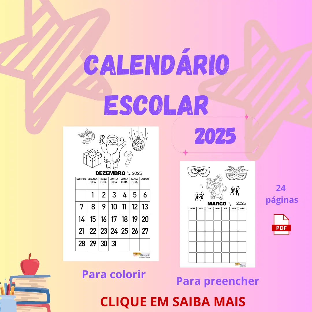 CALENDÁRIO ESCOLAR 2025