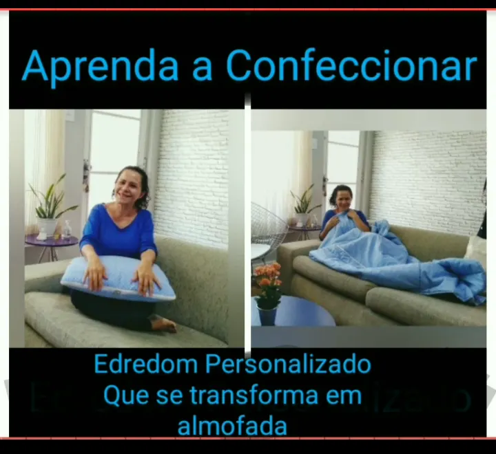Aprenda a confeccionar Edredom Personalizado que se transforma em Almofada