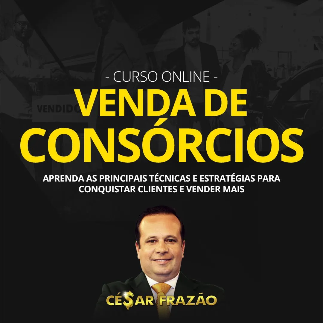 Curso - Venda de Consórcios