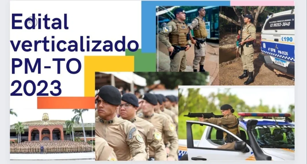 Edital Verticalizado para o concurso da PM-TO 2023