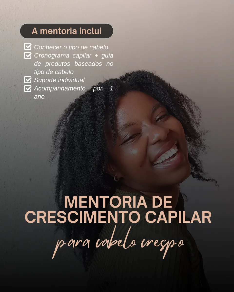 Mentoria de crescimento capilar