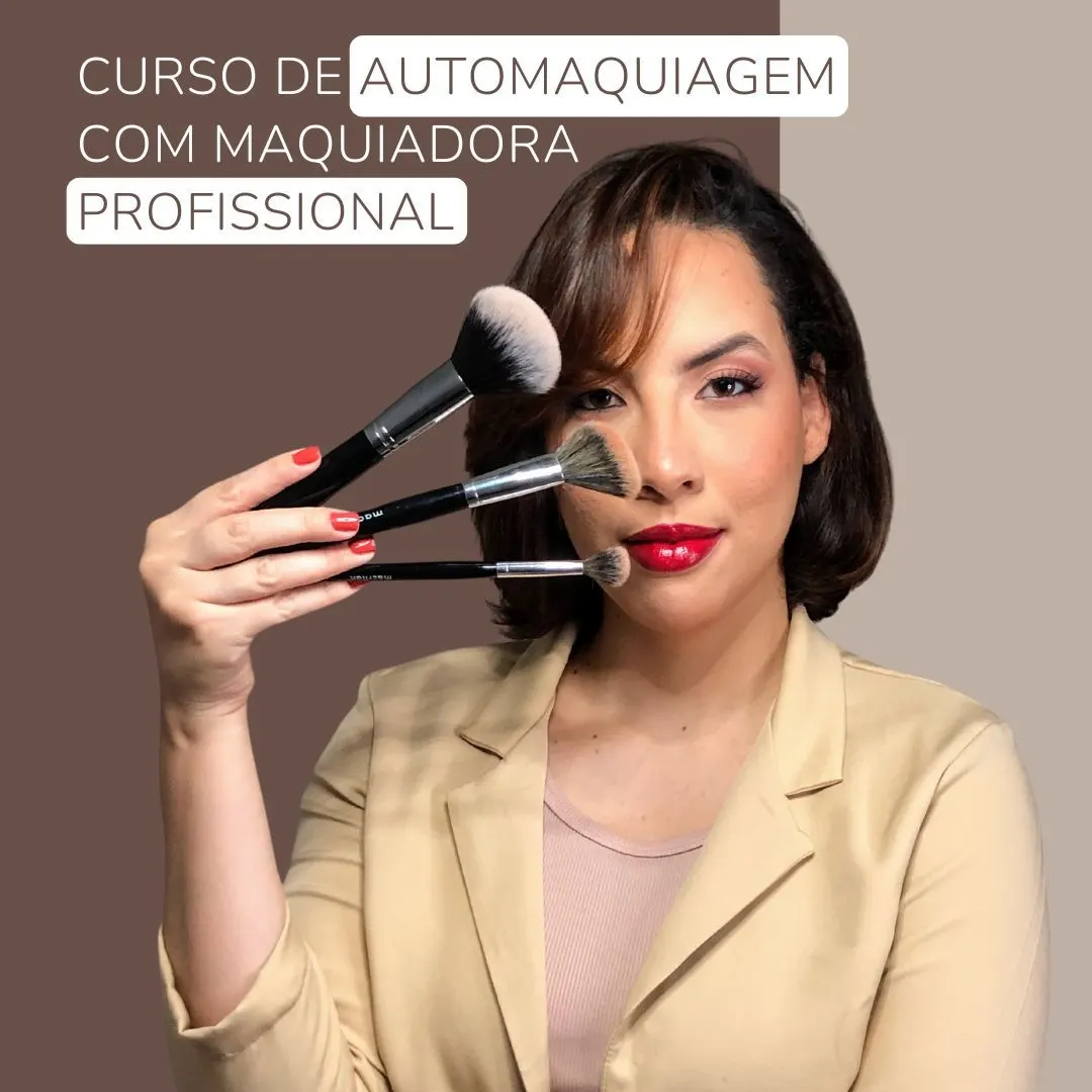 Curso de Automaquiagem com Maquiadora Profissional