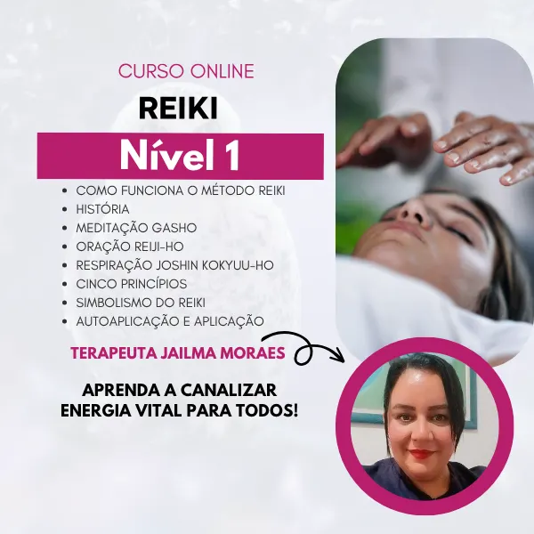 Curso de Reiki Nível 1 - SHODEN - O Despertar Sistema Usui Shiki Ryoho