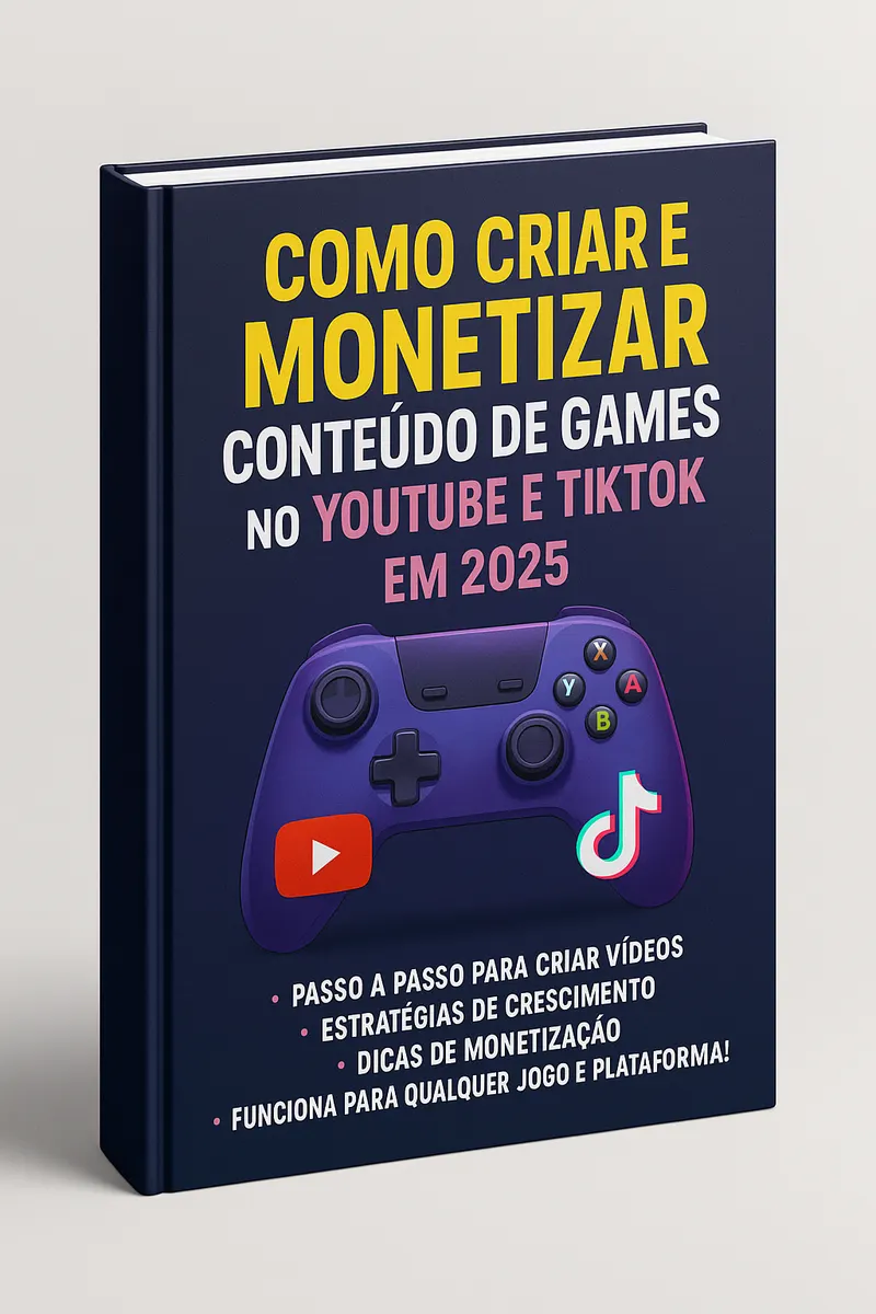Como Criar e Monetizar Conteúdo de Games no YouTube e TikTok em 2025