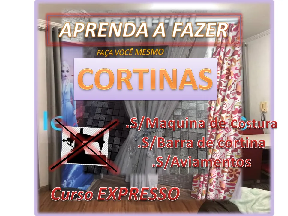 cortinas blackout sem uso de maquina de costura