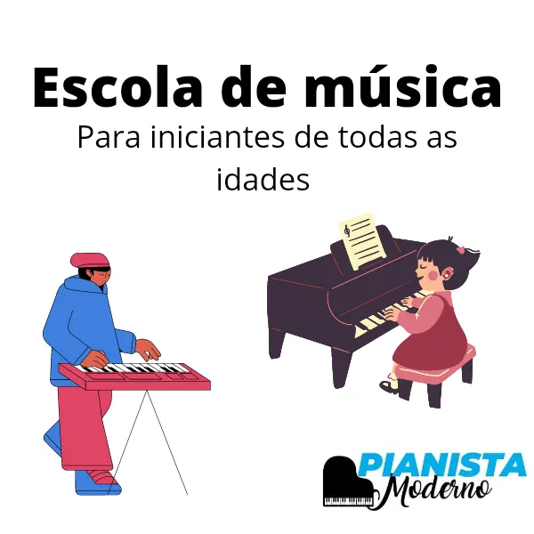Teclado e Piano simples iniciante em casa