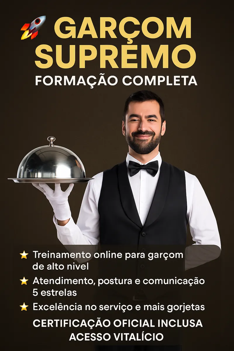 Garçom Supremo – Formação Completa