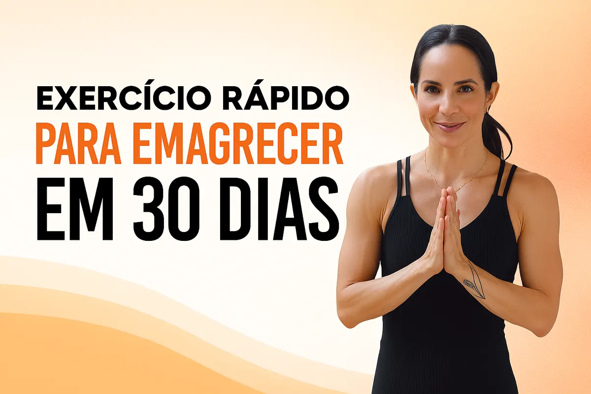 Exercício rápido para emagrecer em 30 dias sem sair de casa