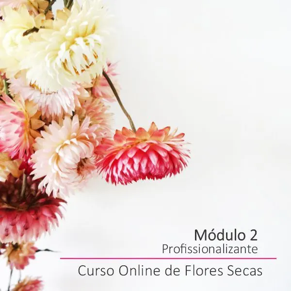 Flores Secas: Técnicas de Desidratação e Criação de Arranjos - Módulo 2