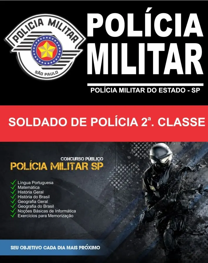 Apostila PM-SP Soldado Atualizado 2024