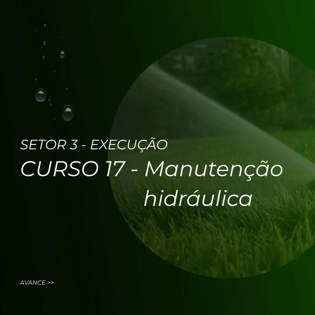 CURSO 17 – Manutenção hidráulica