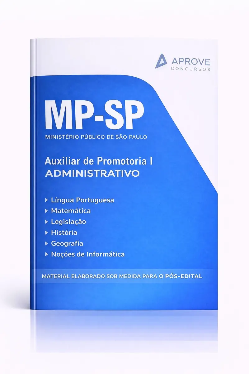Apostila Auxiliar de Promotoria MP-SP 2025 - Aprove Concursos