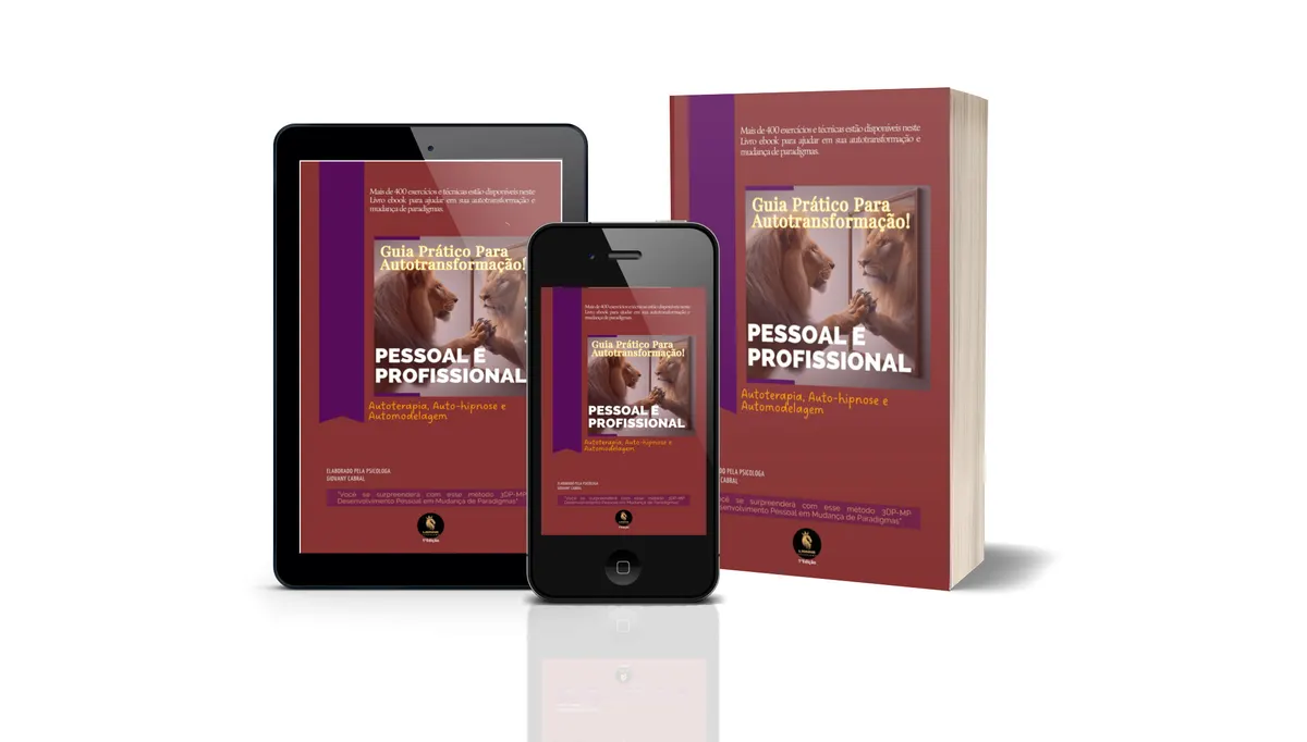 Livro Ebook - Transforme sua vida: O Guia Completo de Autotransformação para o Sucesso e Realização Pessoal e Profissional