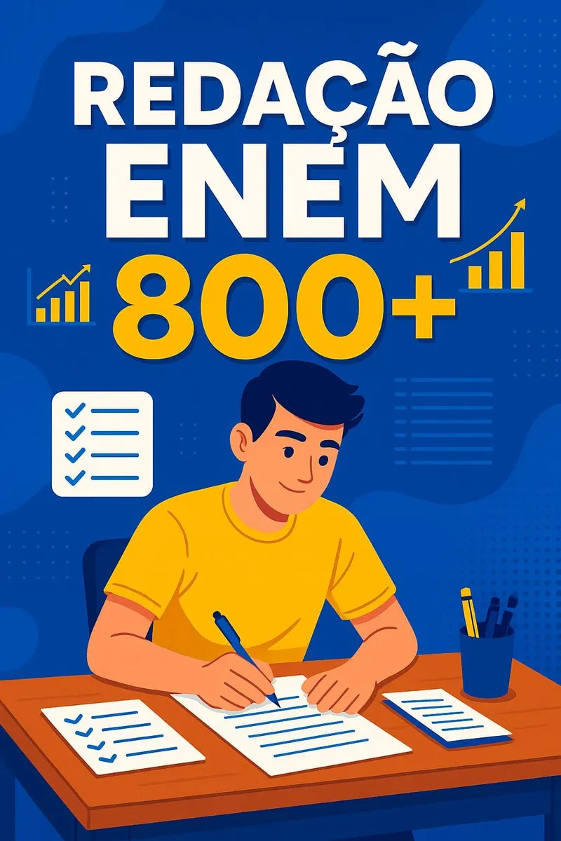 🔥CURSO COMPLETO REDAÇÃO ENEM 800 + PROMPT DE CORREÇÃO + MODELOS NOTA 1000!!