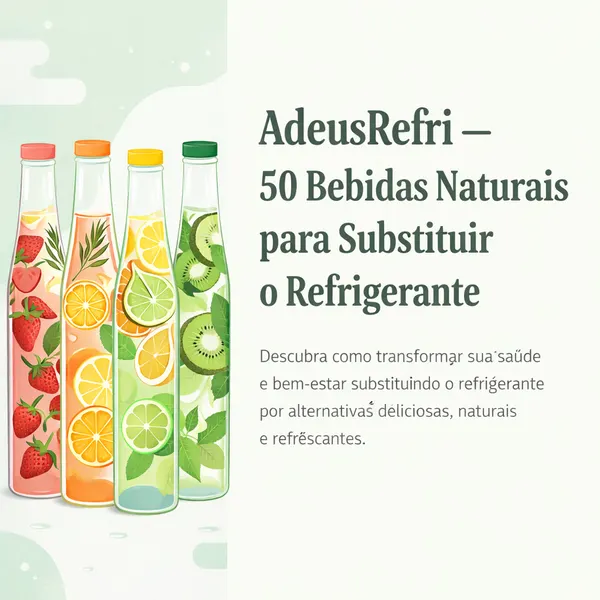 AdeusRefri — 50 Bebidas Naturais para Substituir o Refrigerante