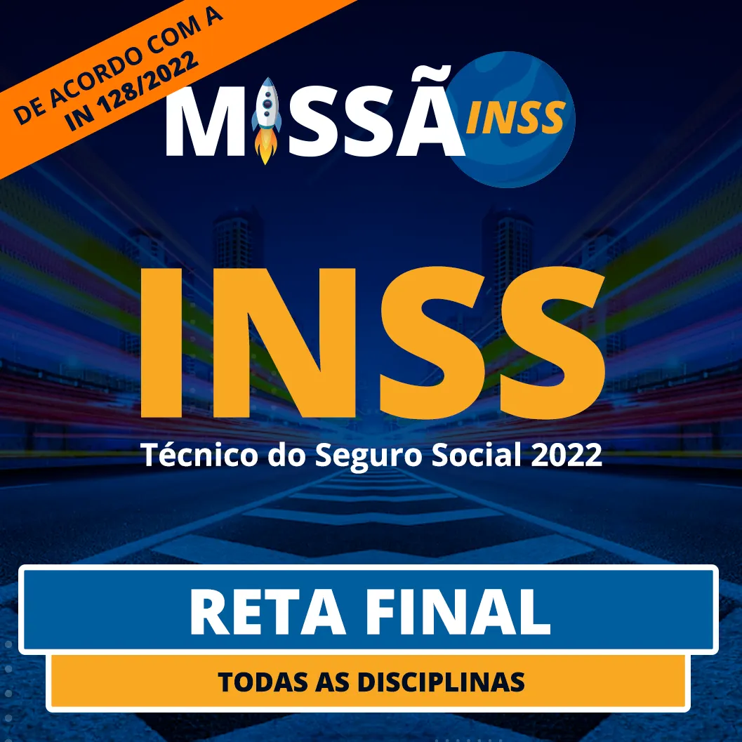 Curso Preparatório para o concurso do INSS - Reta Final (Todas as disciplinas)