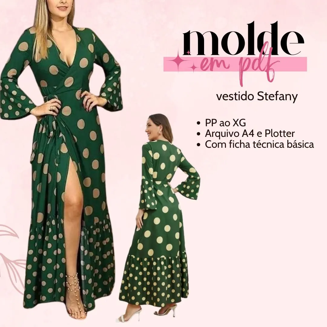 Molde vestido Stefany