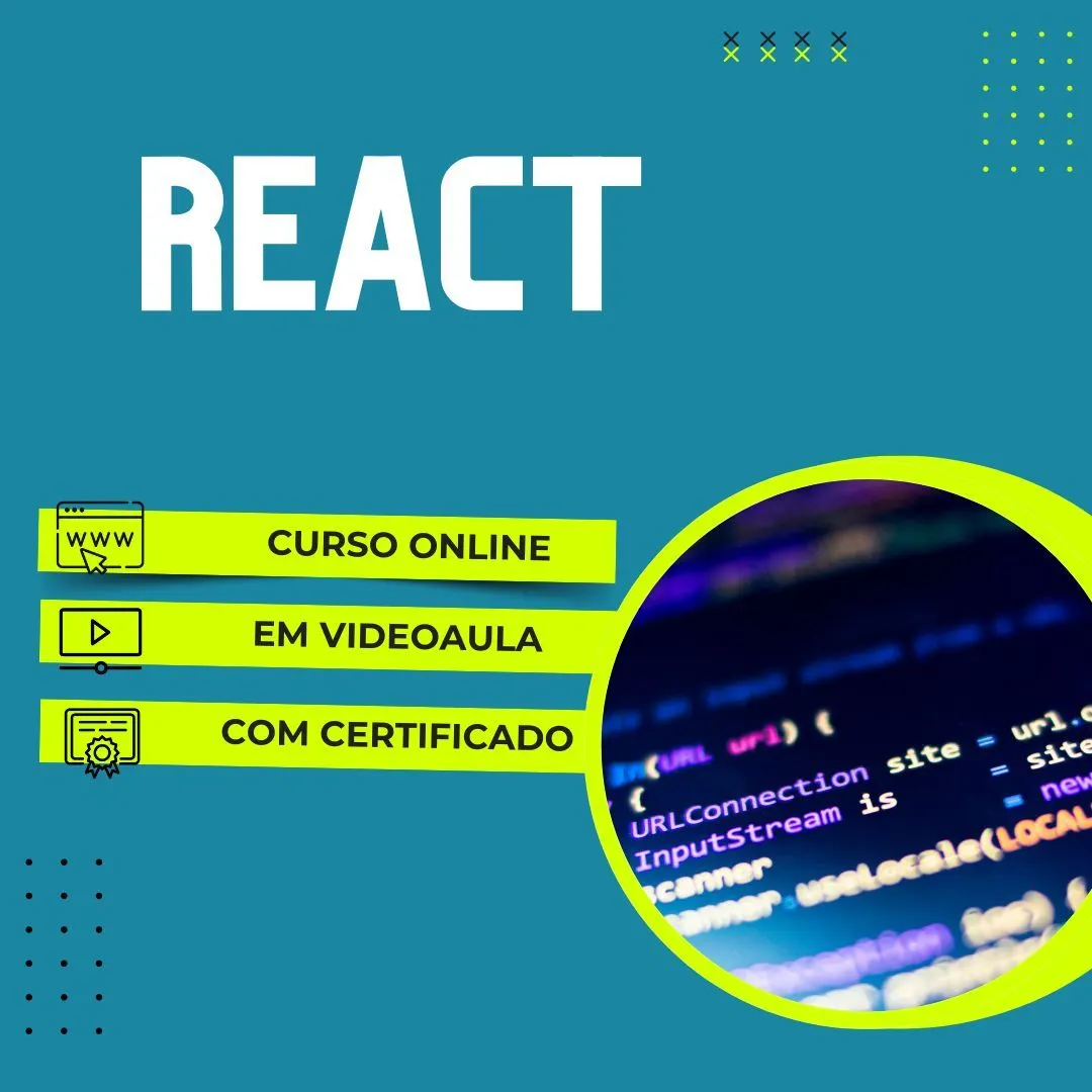 Curso de React em Videoaula com Certificado