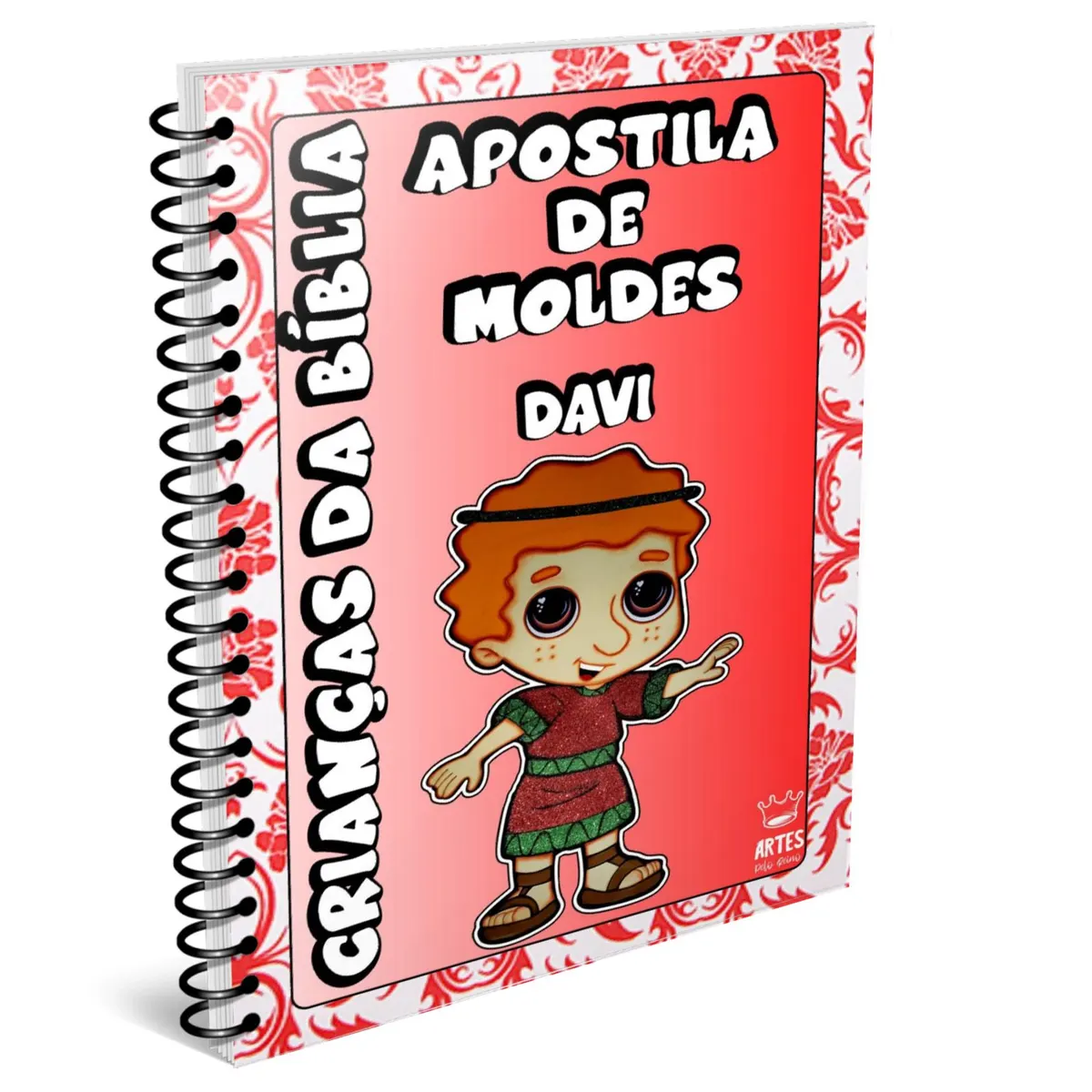 Apostila de Moldes para recurso Visual Bíblico - Davi e Golias
