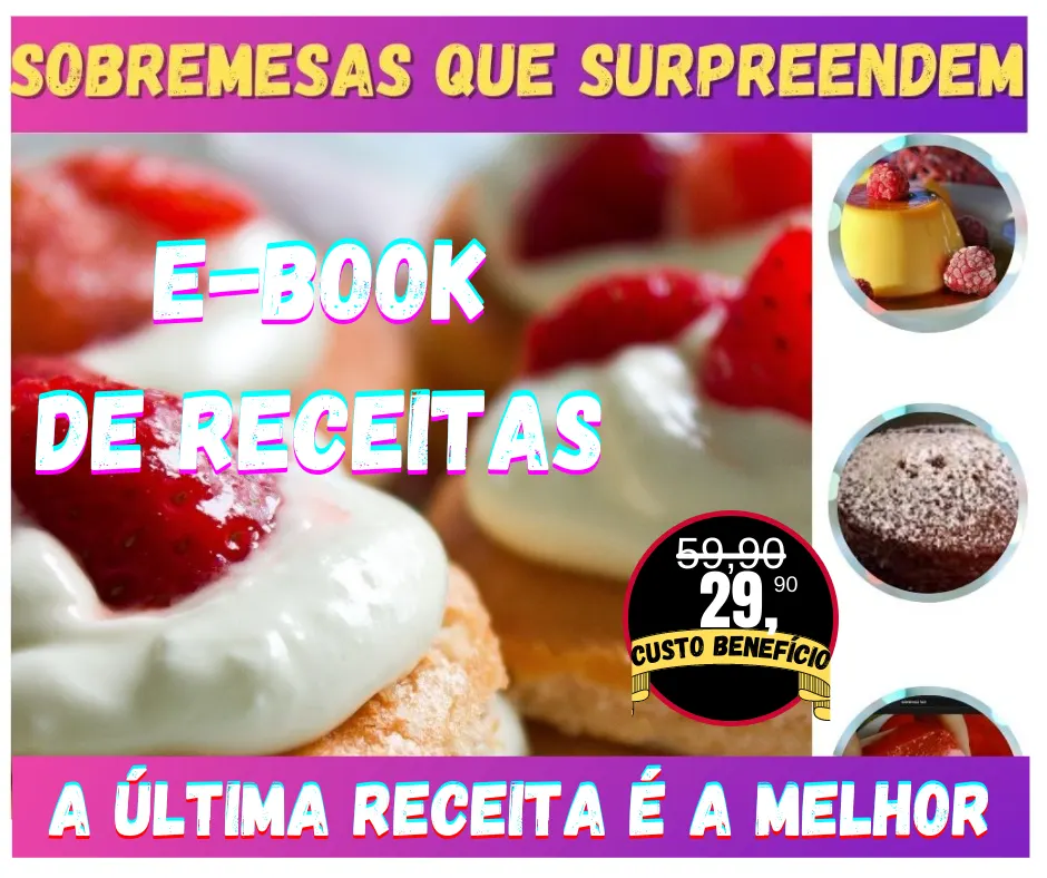 SOBREMESAS QUE SURPREENDEM ⭐⭐⭐⭐⭐