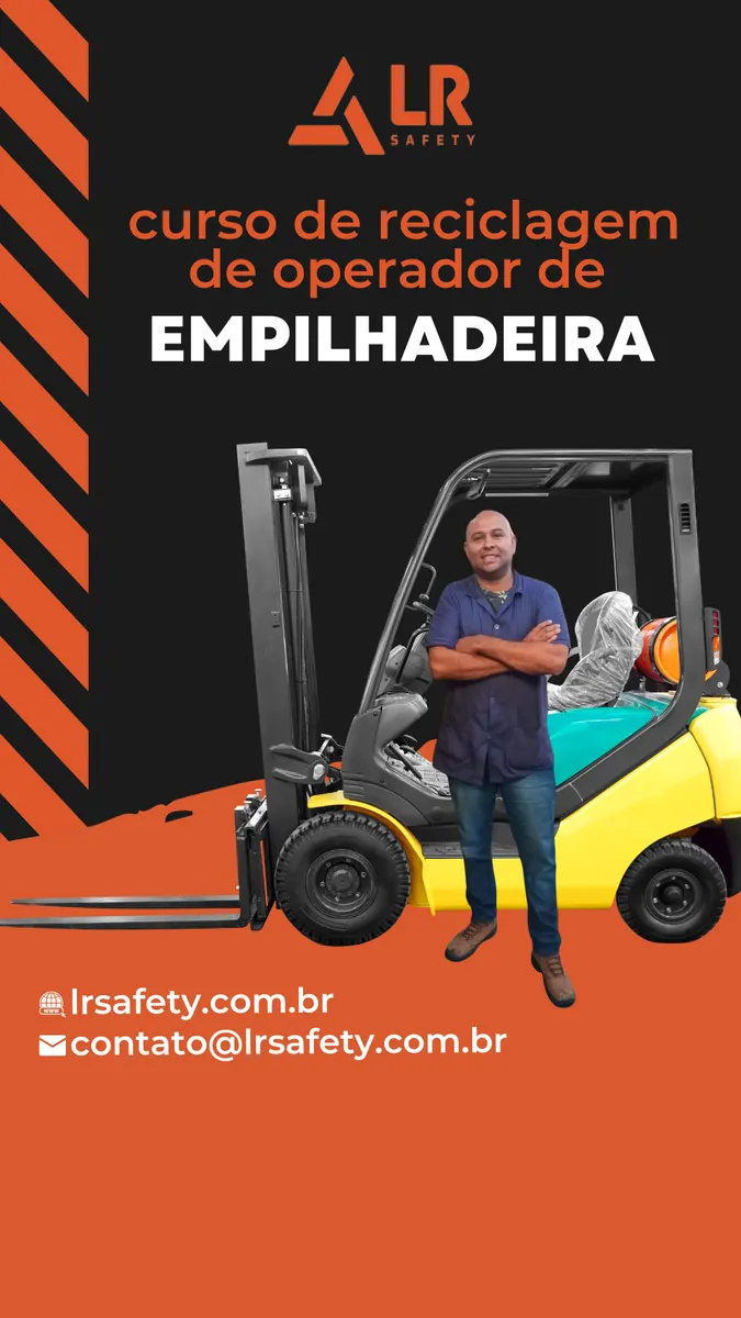 NR -11 Curso Operador de Empilhadeiras Combustão e Elétricas.