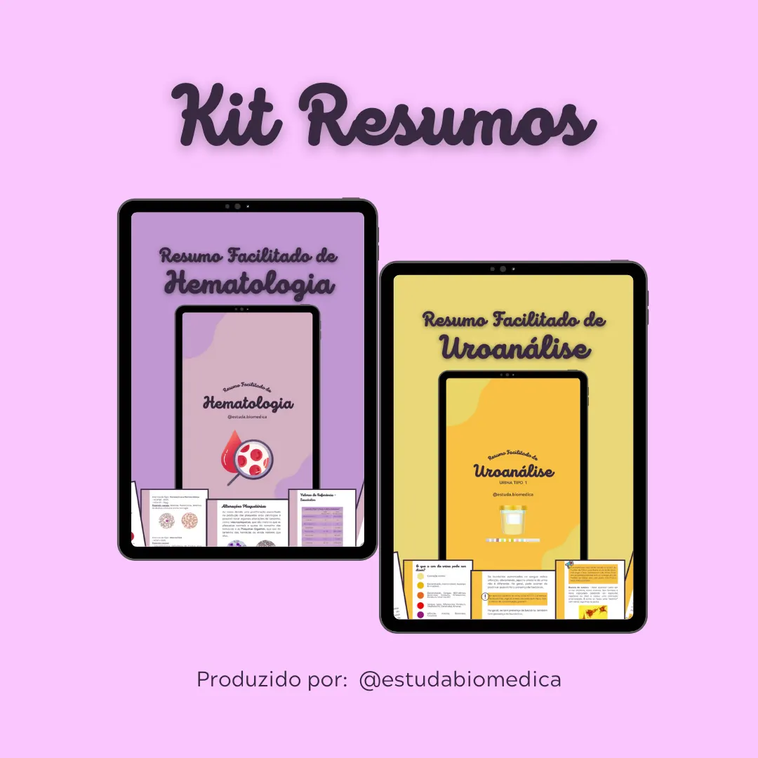 KIT DE RESUMOS FACILITADOS - HEMATOLOGIA E UROANÁLISE