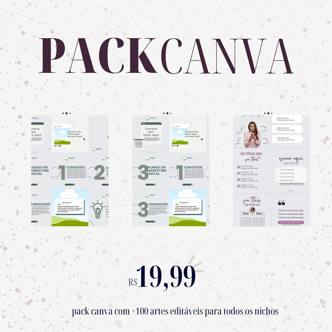 Pack Canva Para Todos os Nichos