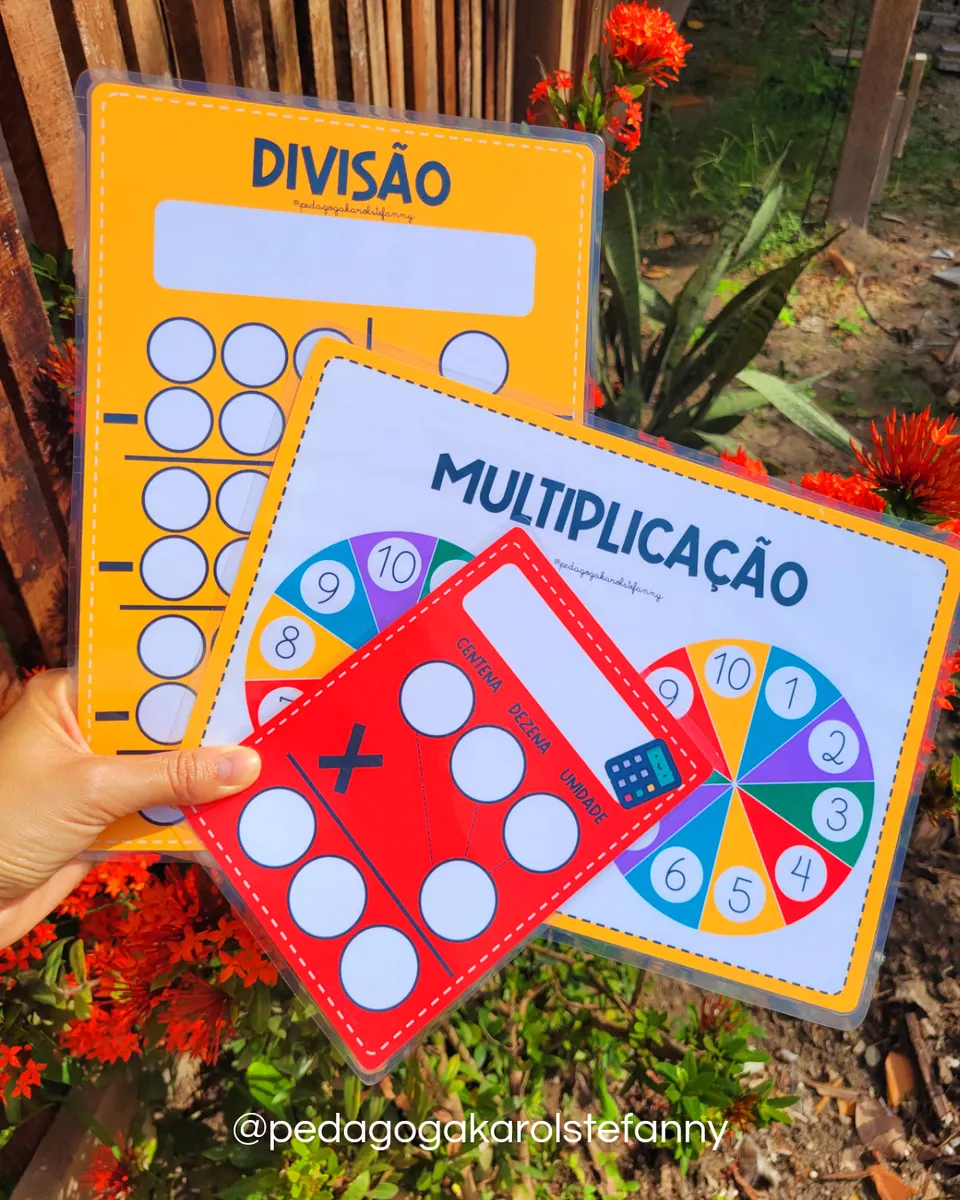 RECURSOS MANIPULÁVEIS: multiplicação e divisão