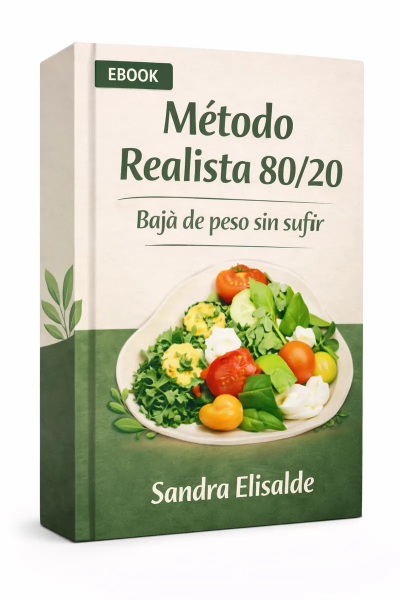 Bajá de peso sin sufrir Método realista 80/20