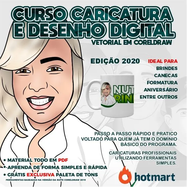 CURSO CARICATURA E DESENHO DIGITAL EM CORELDRAW 2023