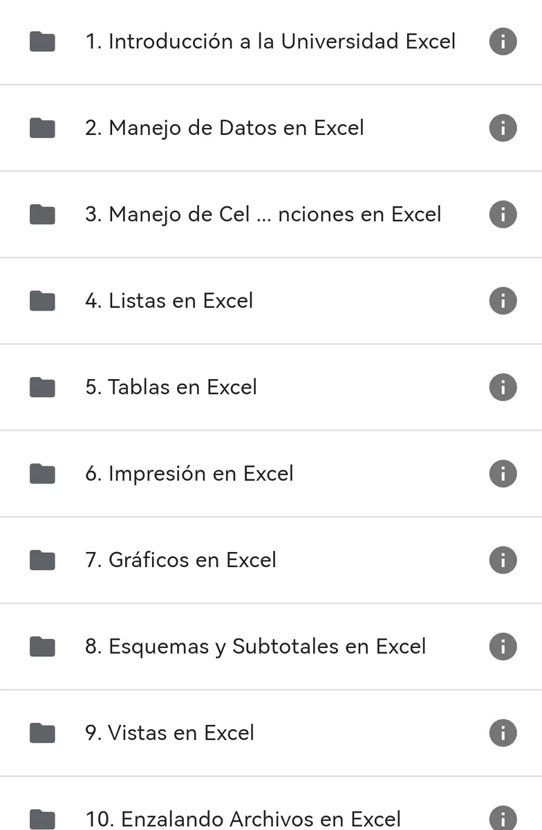 Curso Profesional de Excel
