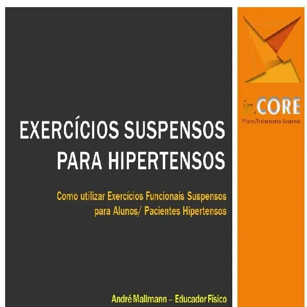 e-book Exercícios Funcionais Suspensos para hipertensos