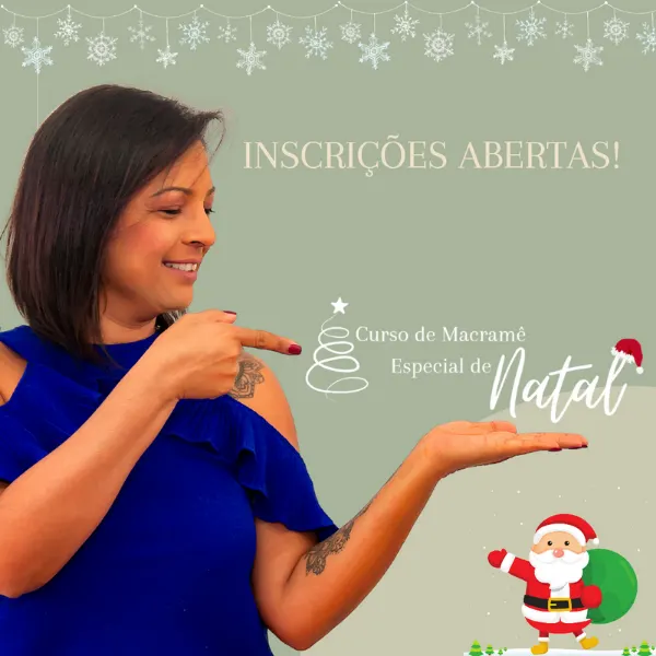 Arte do Macramê - Especial de Natal