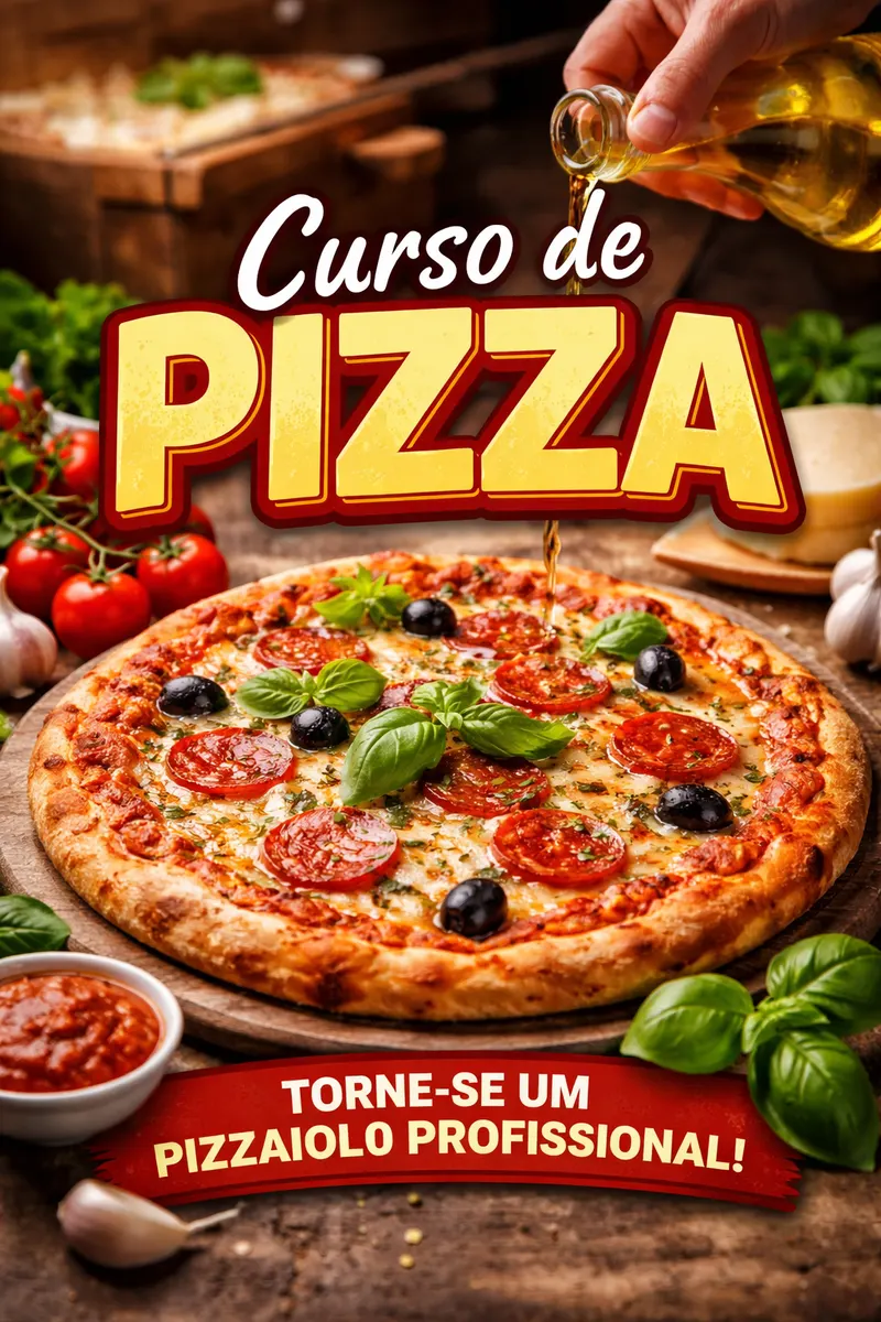 curso de pizza caseira