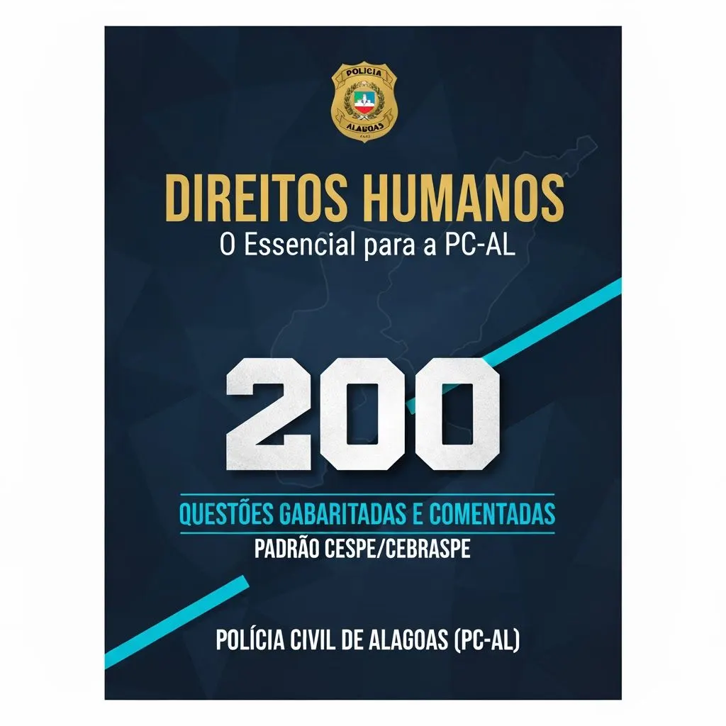 200 QUESTÕES COMENTADAS PARA A POLICIA CIVIL DE ALAGOAS