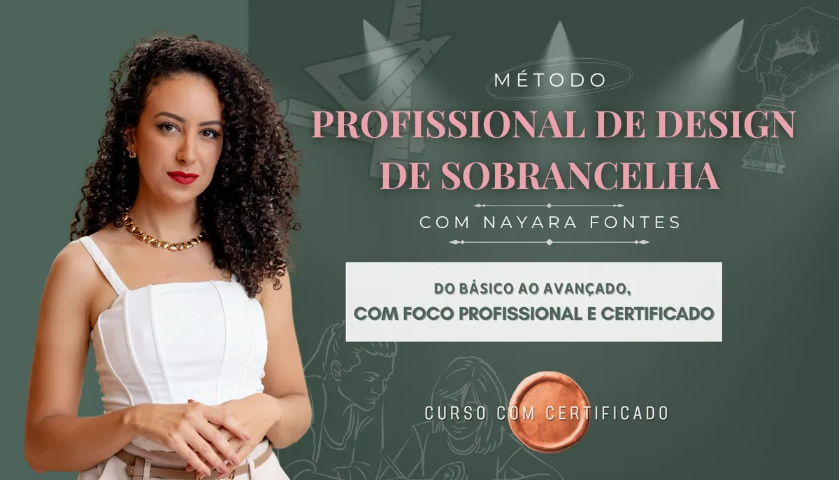Método profissional de design de sobrancelha!