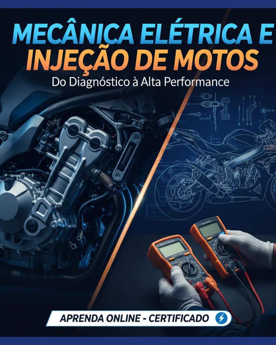 Mecânica Elétrica e Injeção de Motos: Aprenda a Consertar e Diagnosticar