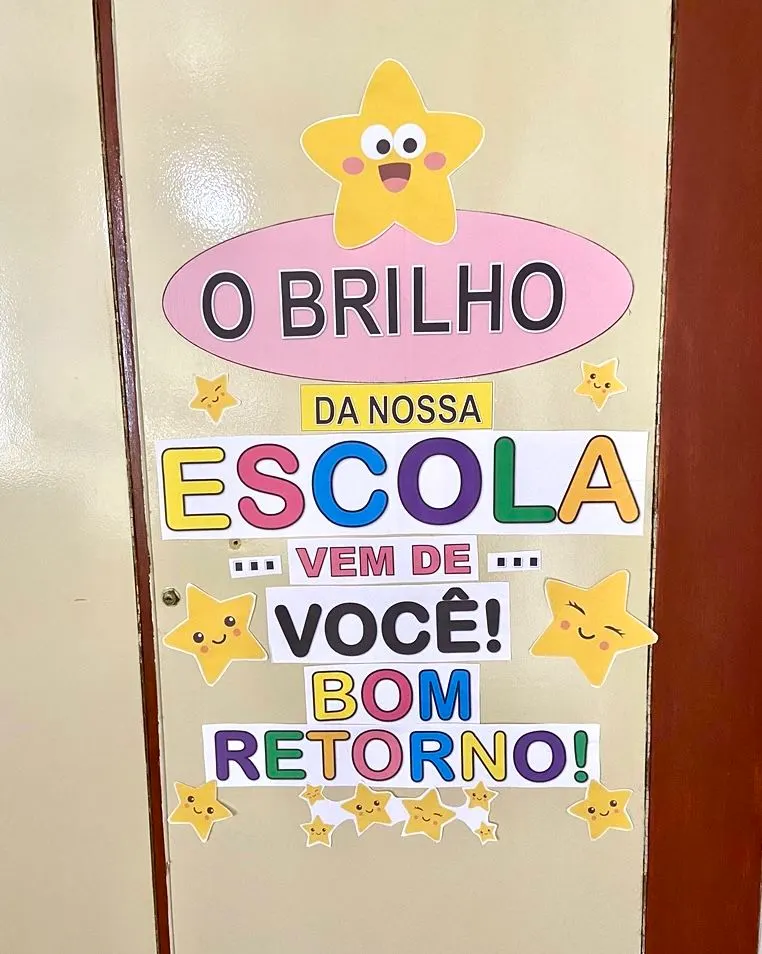 Painel de Porta -Volta Às Aulas