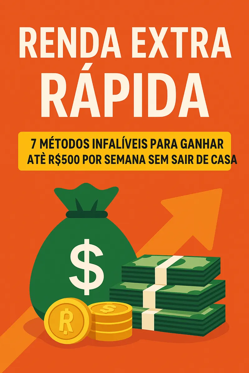 Renda Extra Rápida: 7 Métodos Infalíveis Para Ganhar Até R$500 Por Semana Sem Sair de Casa
