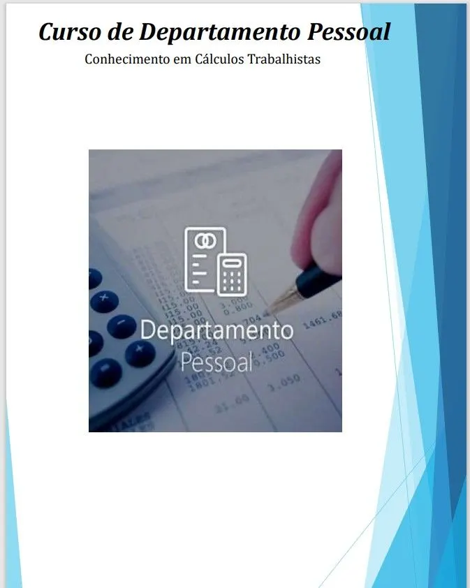 Curso Departamento Pessoal Cálculos Trabalhistas