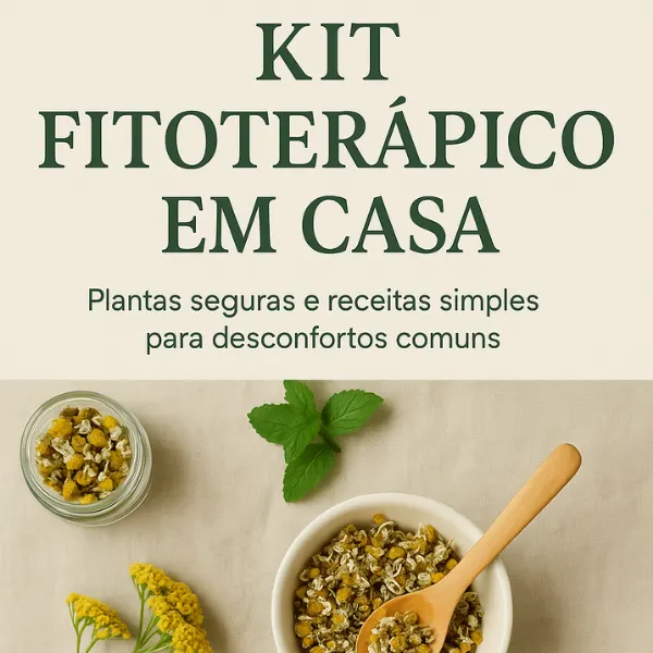 Kit Fitoterápico em Casa. Plantas seguras e receitas simples para desconfortos comuns.