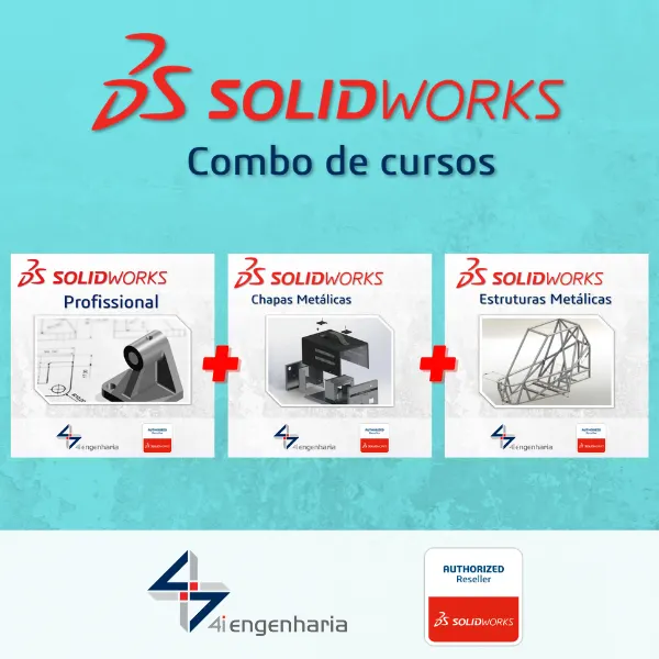 Cursos SOLIDWORKS Profissional, Chapas Metálicas e Estruturas Metálicas